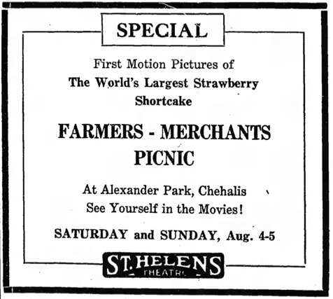 Theater advertisement